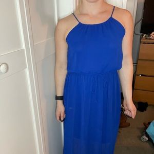 Royal Blue Long Dress